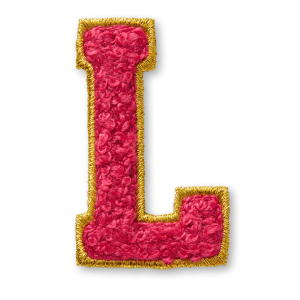 AG? Letter L Stick-On Patch