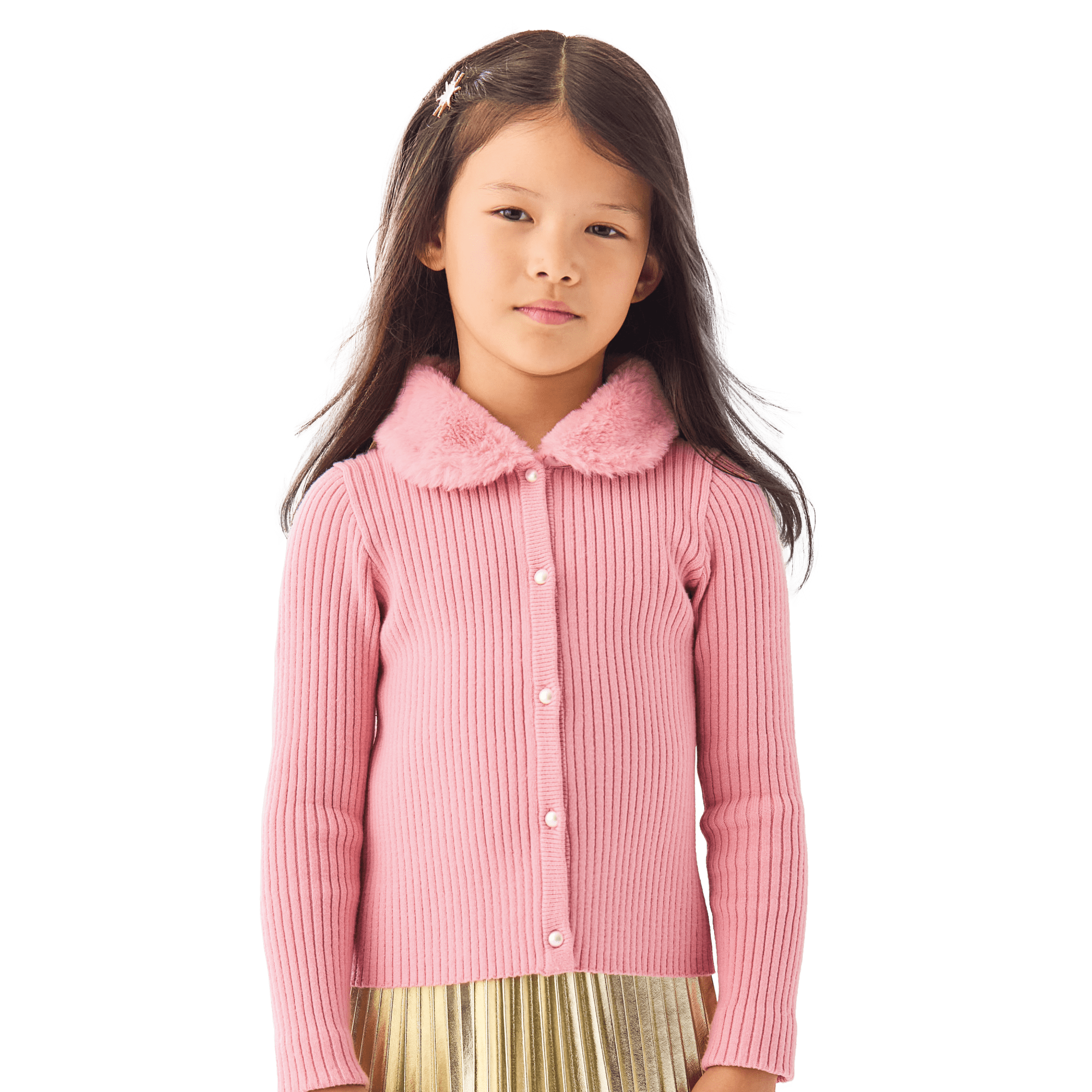 American Girl? x Janie and Jack Rosy Ribbed Cardigan for Girls
