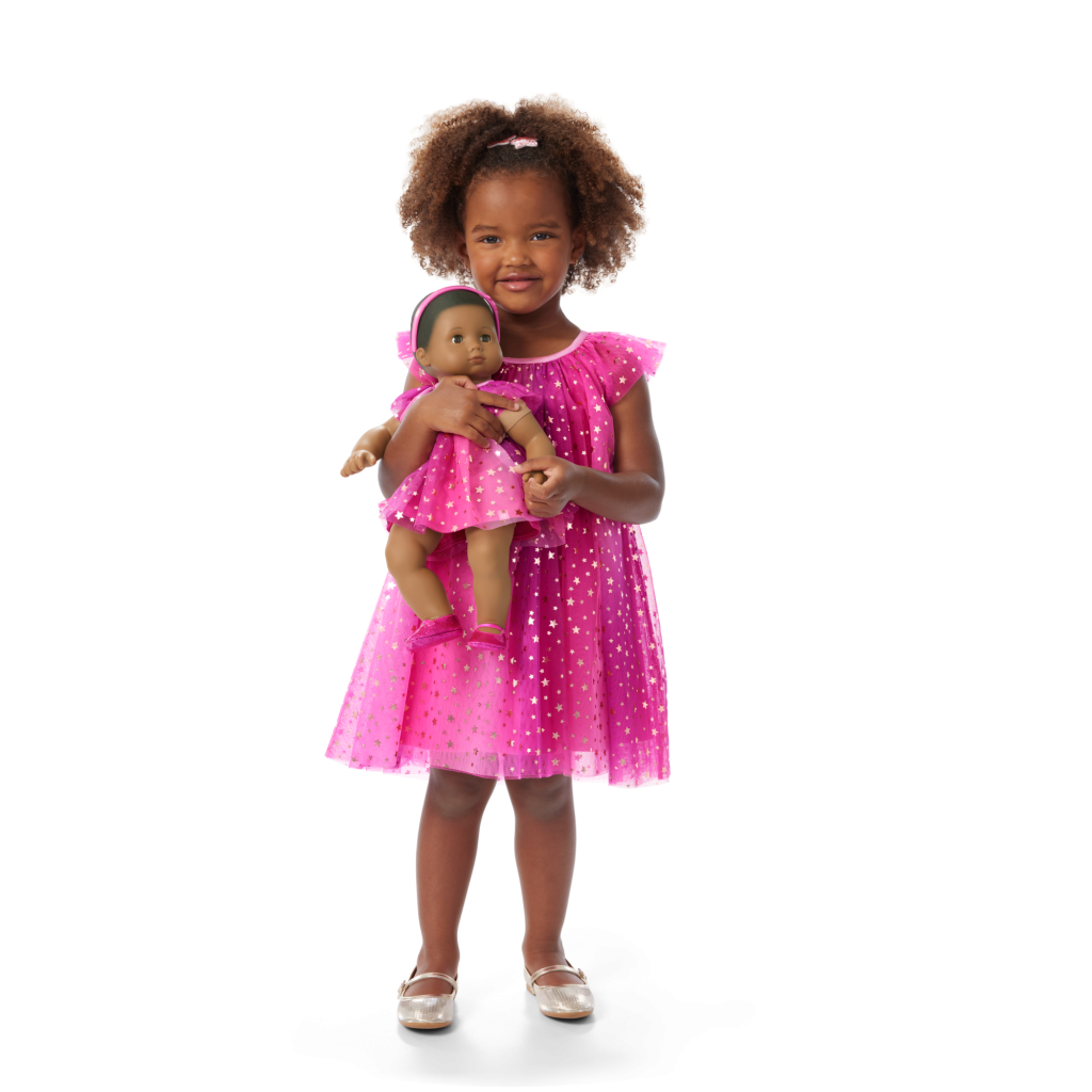 Pink Party-Ready Dresses for Little Girls & Bitty Baby? Dolls