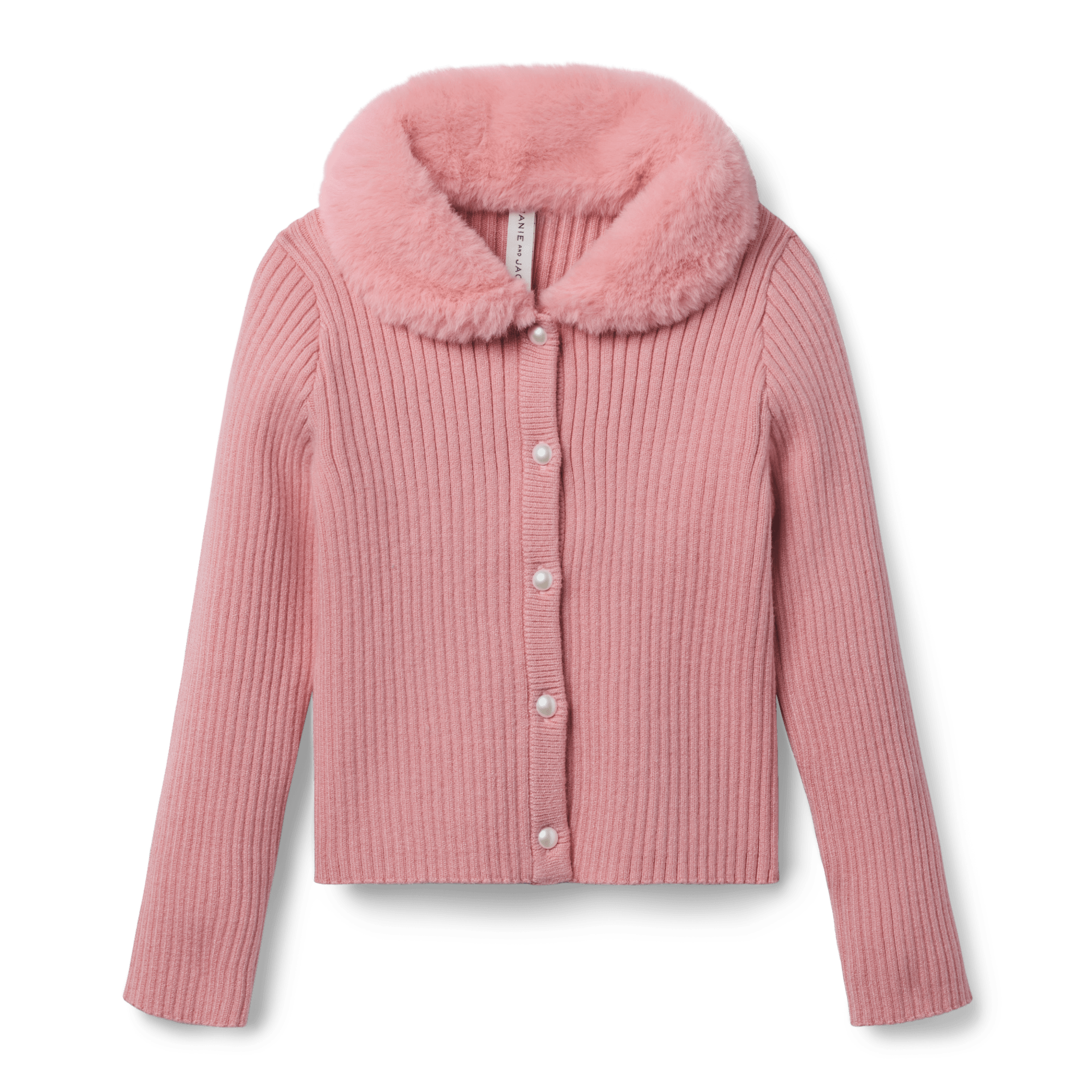 American Girl? x Janie and Jack Rosy Ribbed Cardigan for Girls - Image 4