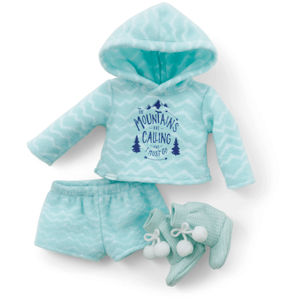 Corinne's? Powder Blue Pajamas for 18-inch Dolls
