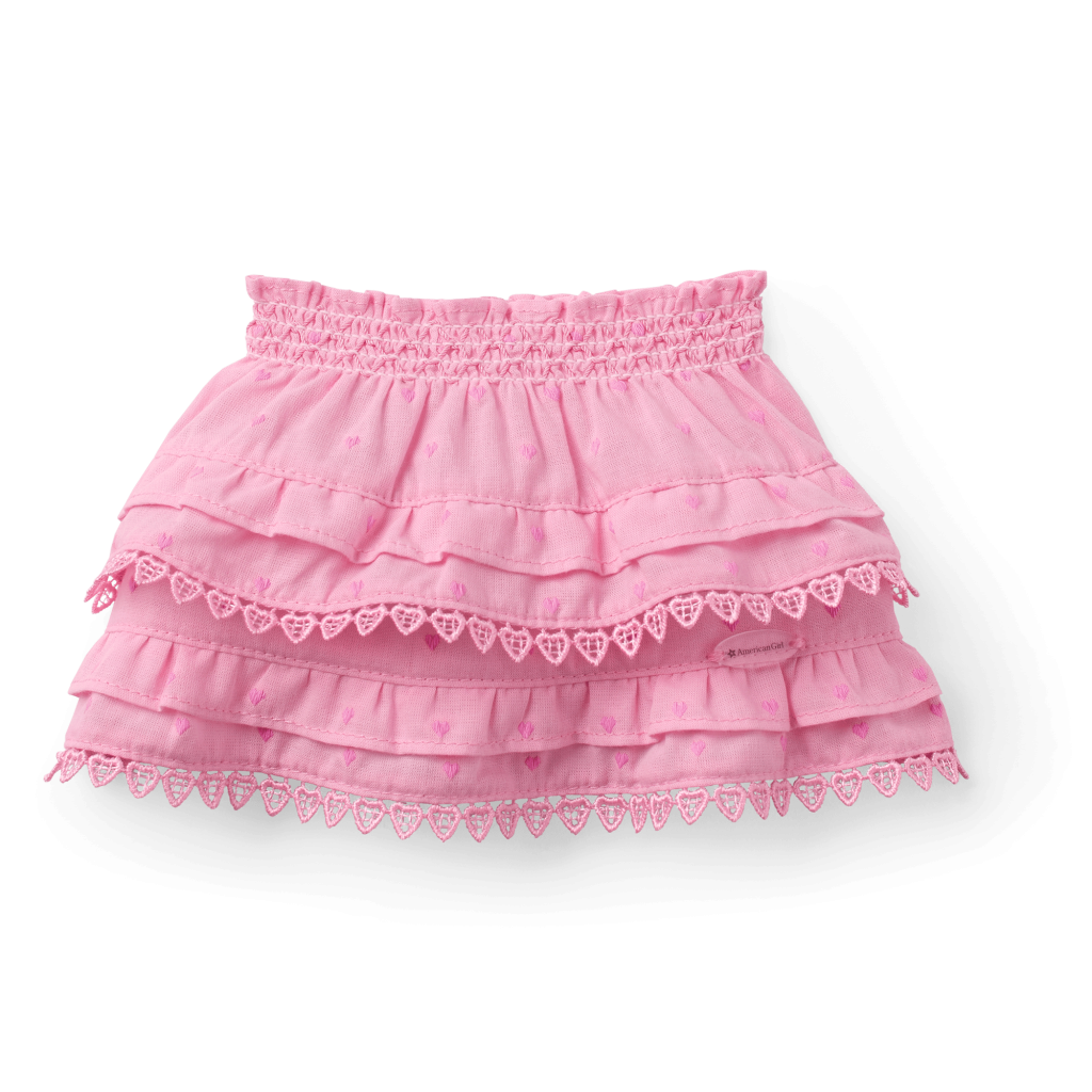 American Girl? x LoveShackFancy Rosy Ruffles Billie Skirt for 18-inch Dolls